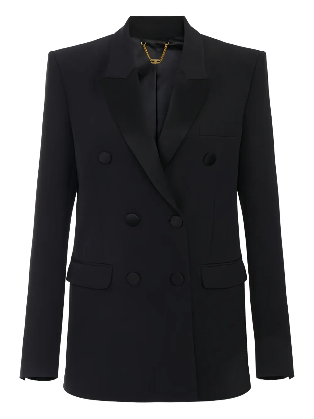 Elisabetta Franchi double-breasted jacket | Black | Image 1