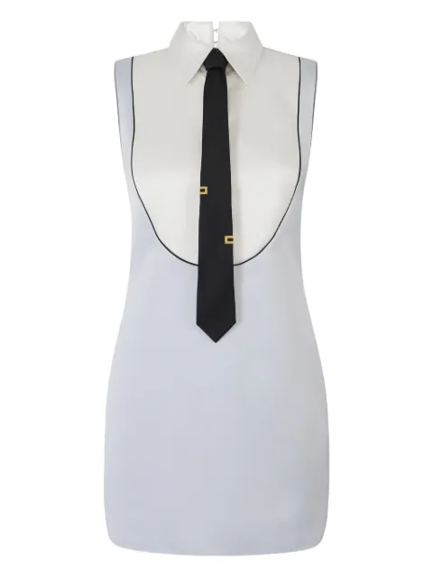 Elisabetta Franchi tie collar mini dress
