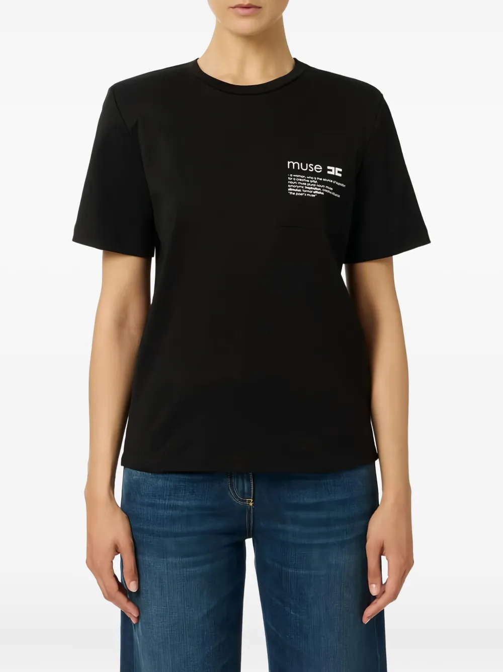 Elisabetta Franchi playera con hombros capitonados | Playeras y jerséis | Image 2