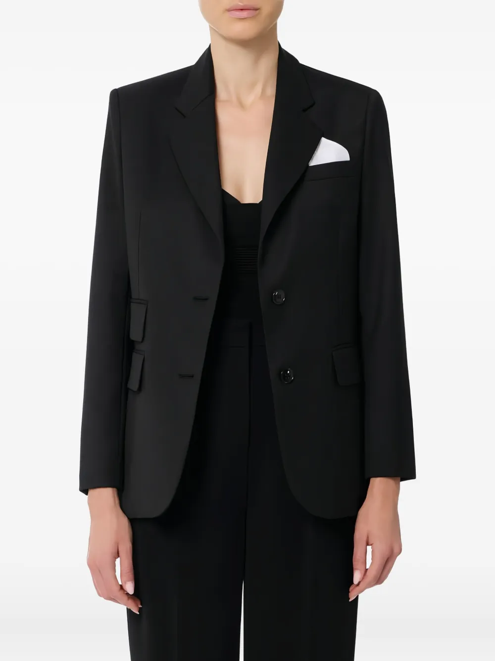 Elisabetta Franchi pocket square single-breasted jacket | Blazers | Image 2