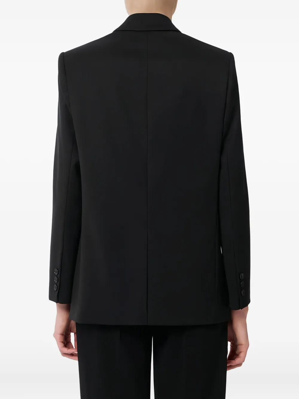 Elisabetta Franchi Pocket Square Single-breasted Jacket In Black
