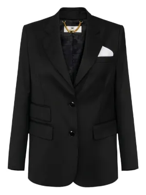 Polo Ralph Lauren Blazer Com Logo Bordado | Preto | FARFETCH BR