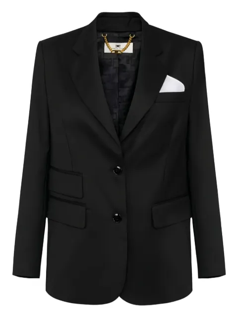 Elisabetta Franchi pocket square single-breasted jacket