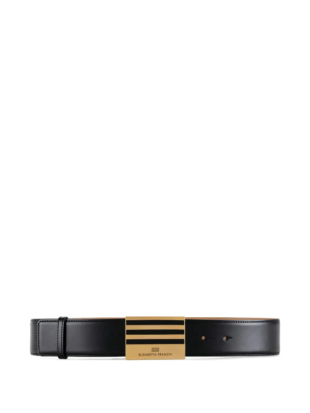 Elisabetta Franchi logo-detail buckle belt | Black | Image 1