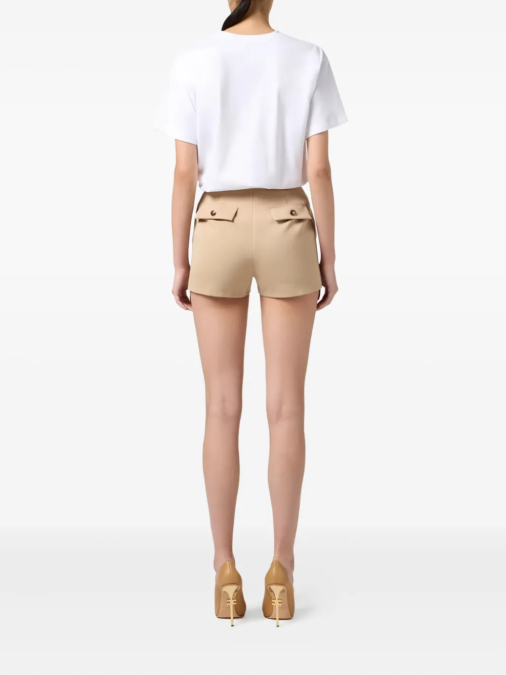 Elisabetta Franchi T-shirt met fotoprint Wit