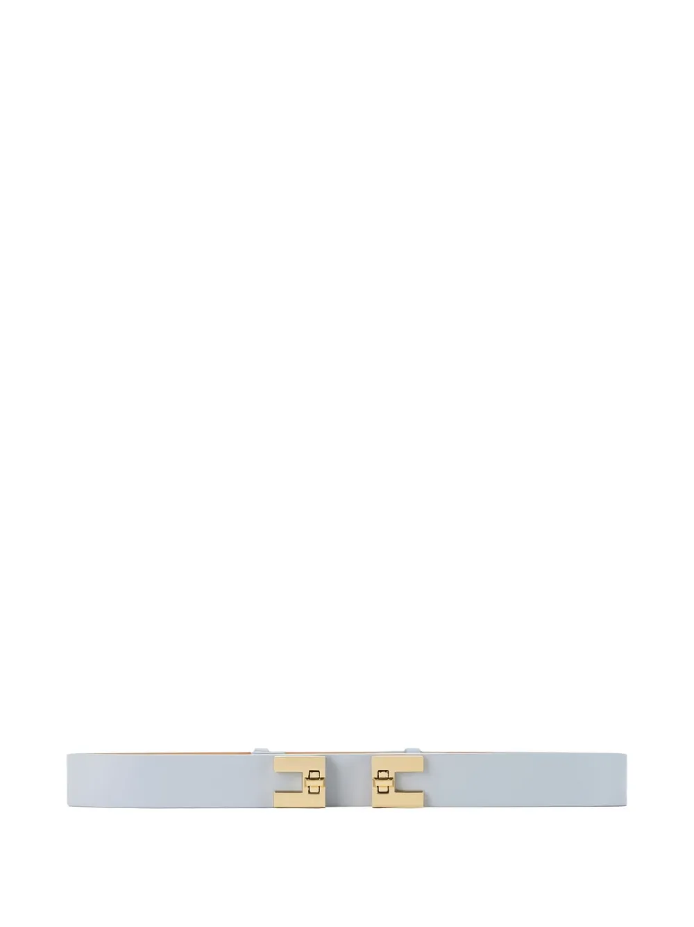 Elisabetta Franchi logo plaque belt | Blue | Image 1