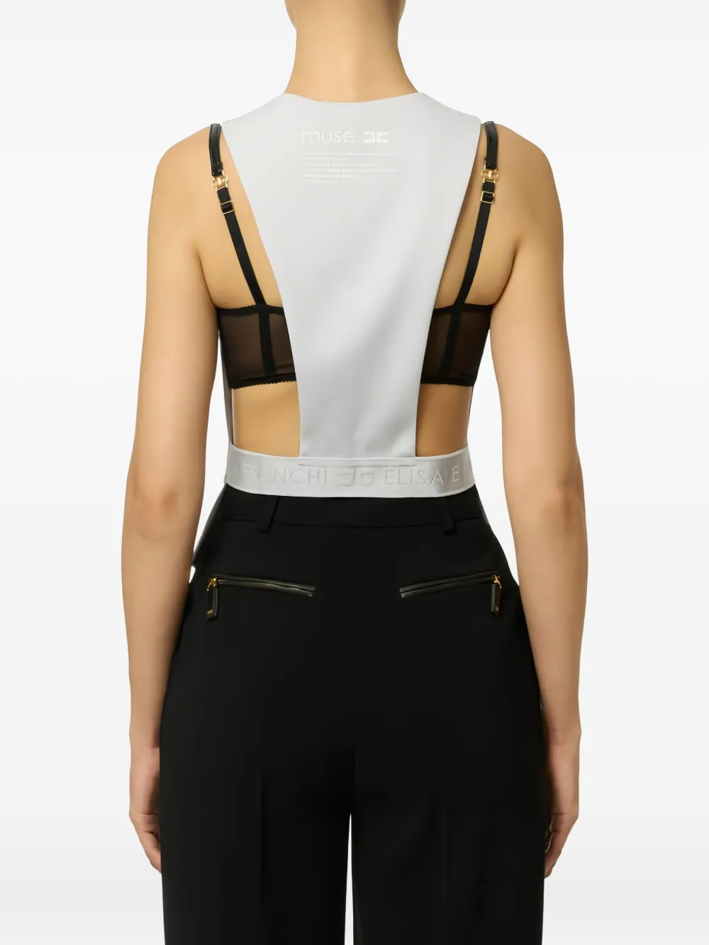 Elisabetta Franchi Button-fastening Waistcoat In White