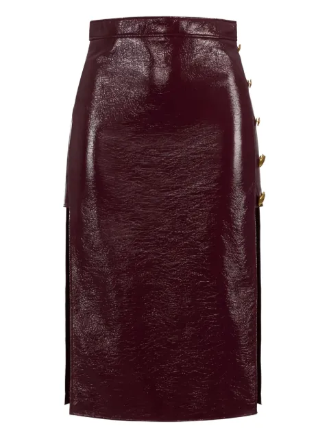 Elisabetta Franchi button-detail midi skirt