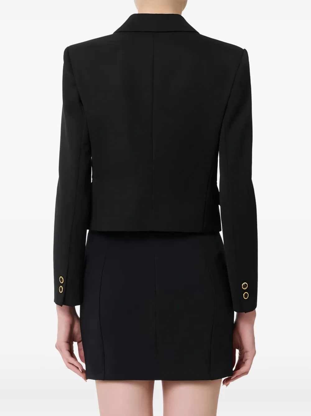 Elisabetta Franchi Peak-lapels Blazer In Black