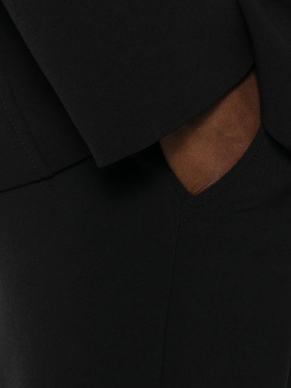 Marccain Button-fastening Trousers In Black