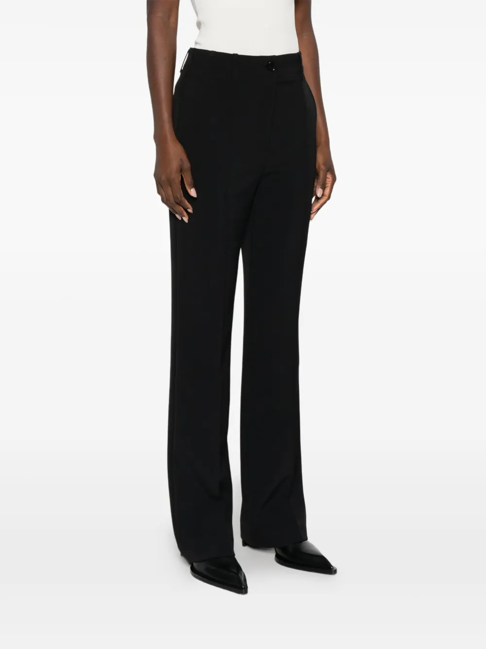 Marccain Button-fastening Trousers In Black