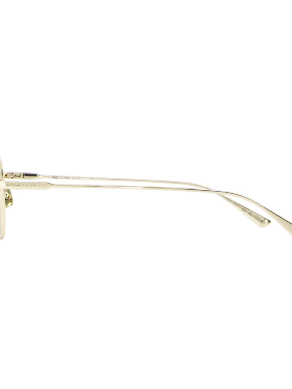 Saint Laurent Zonnebril met piloten montuur Goud