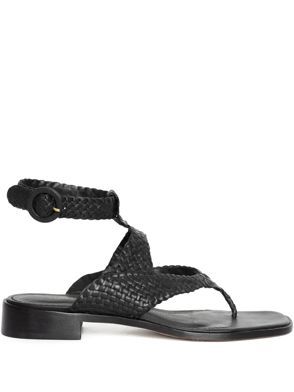 Sarah Chofakian Truffle sandals Zwart