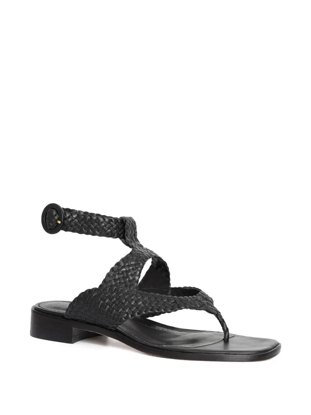 Sarah Chofakian Truffle sandals Zwart