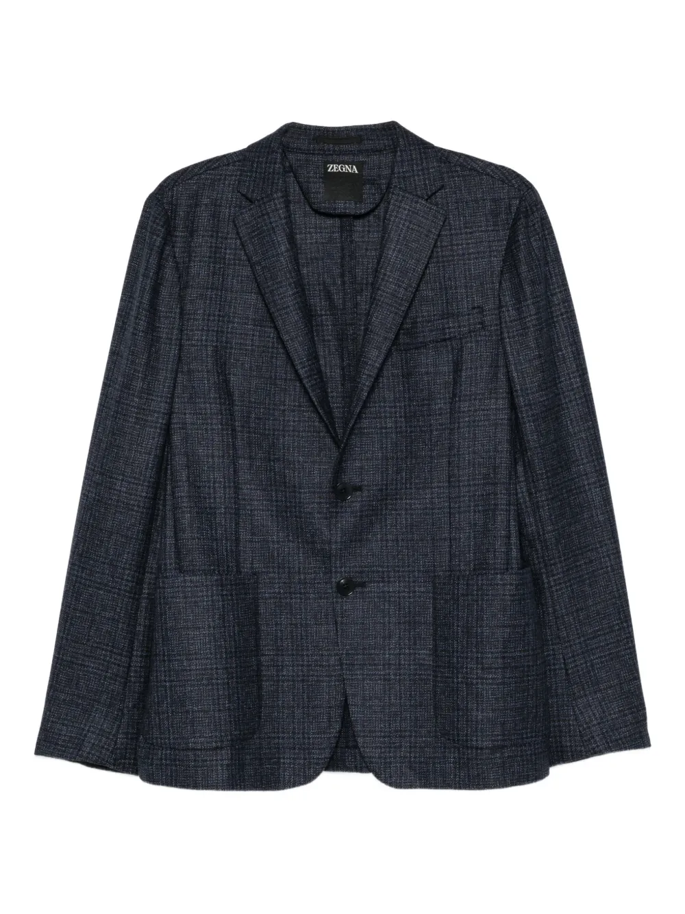 Zegna plaid-pattern blazer | Blue | Image 1