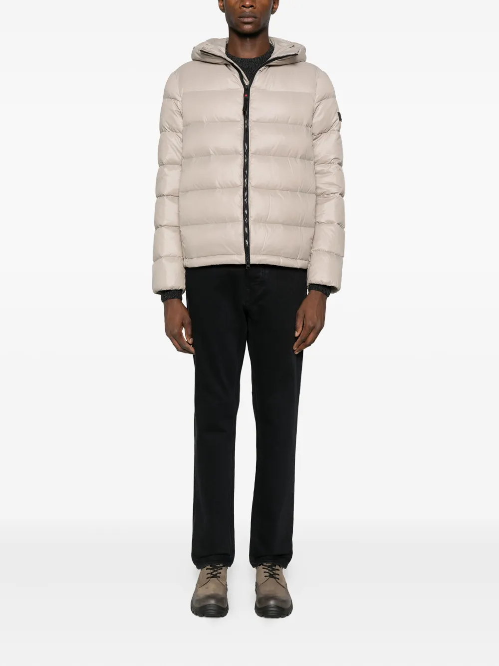 Peuterey hooded zip coat - Beige