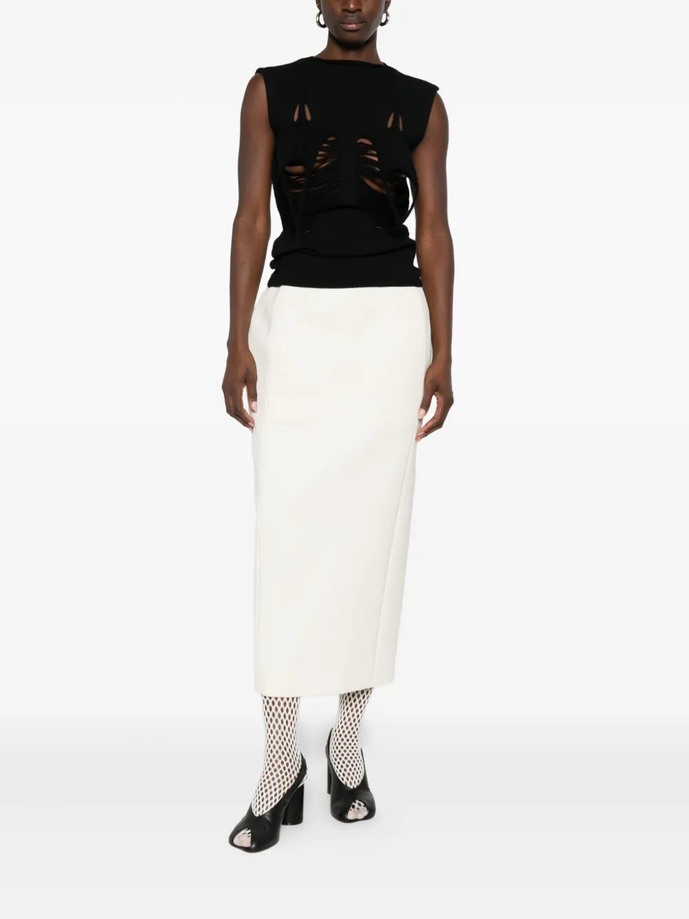 Rick Owens Distressed-effect Vest In Black