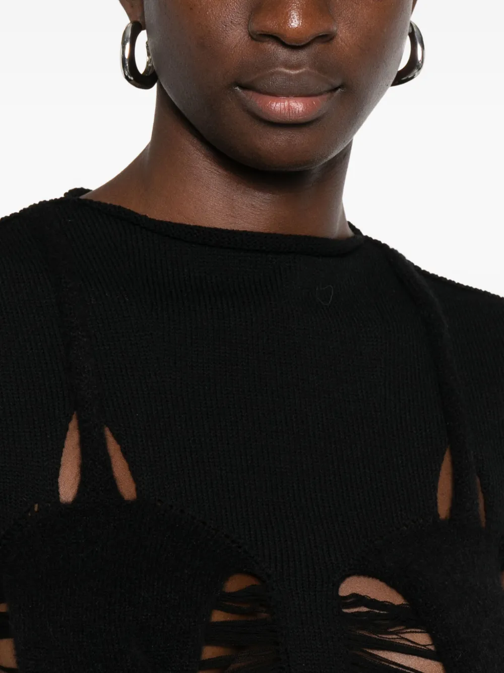 Rick Owens Distressed-effect Vest In Black
