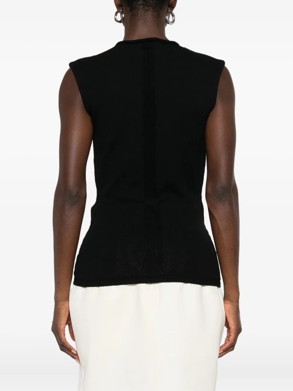 Rick Owens Distressed-effect Vest In Black