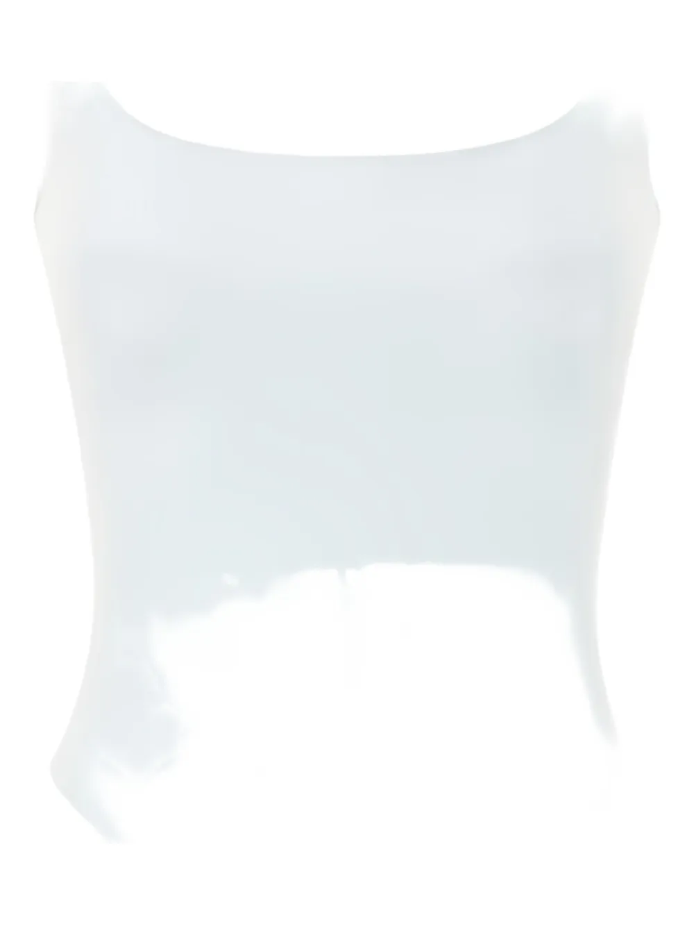 Elisabetta Franchi Body con scollo quadrato - Blu