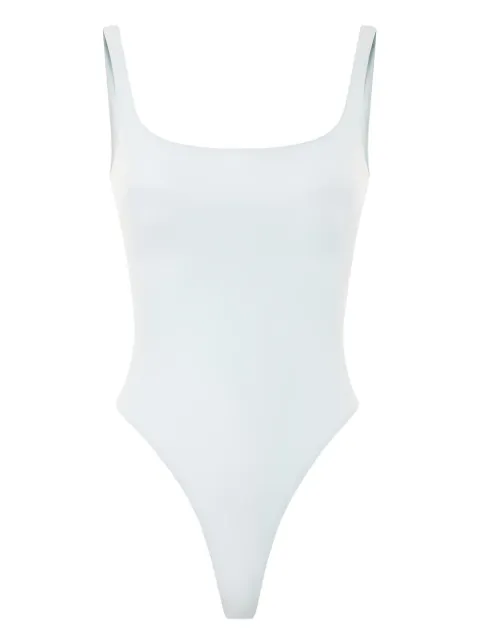 Elisabetta Franchi body con cuello cuadrado