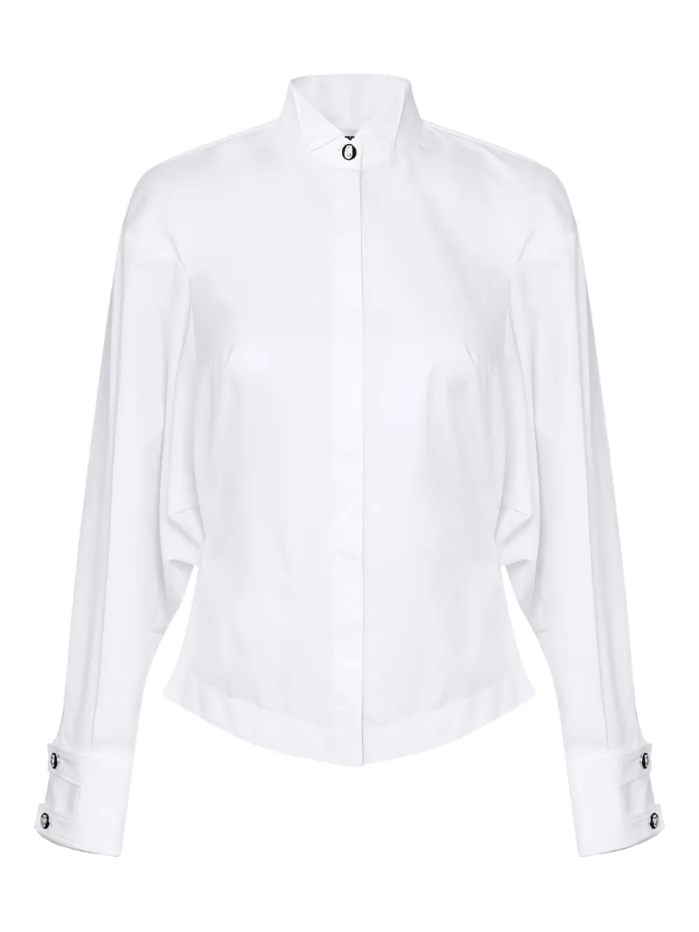Elisabetta Franchi camisa con cuello de pico | blanco | Image 1