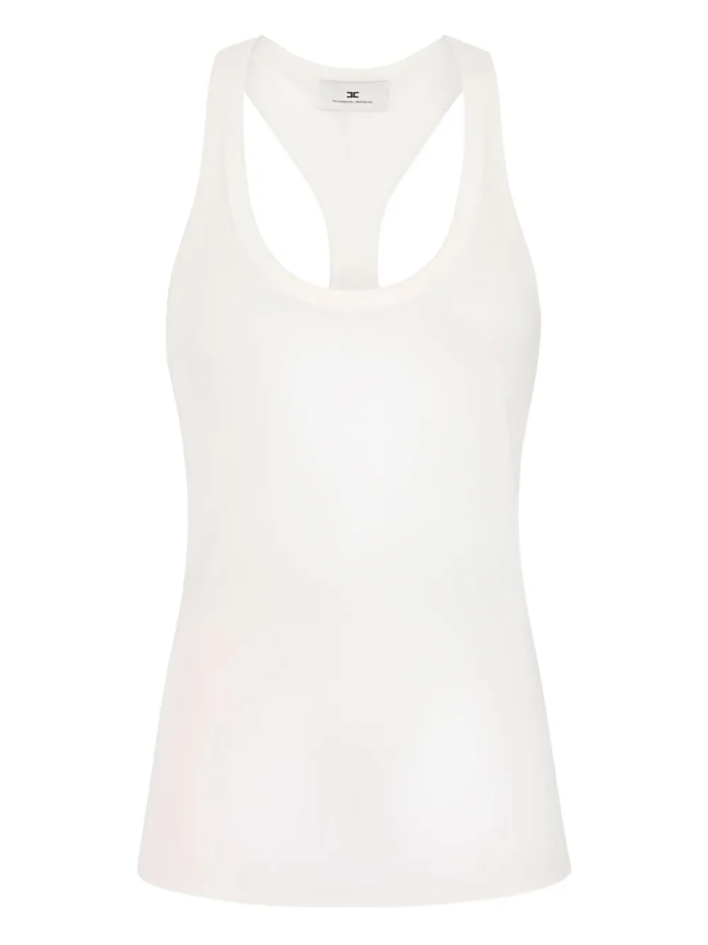Elisabetta Franchi Scoop-neck Tank Top In White