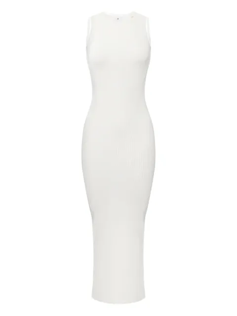 Elisabetta Franchi sleeveless ribbed-knit midi dress