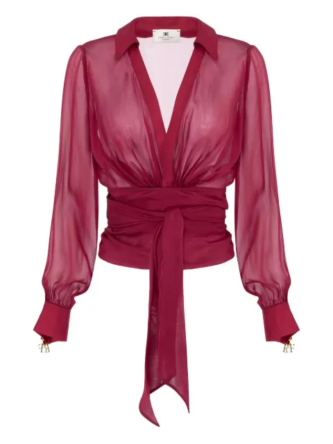 Elisabetta Franchi blusa con detalle de banda