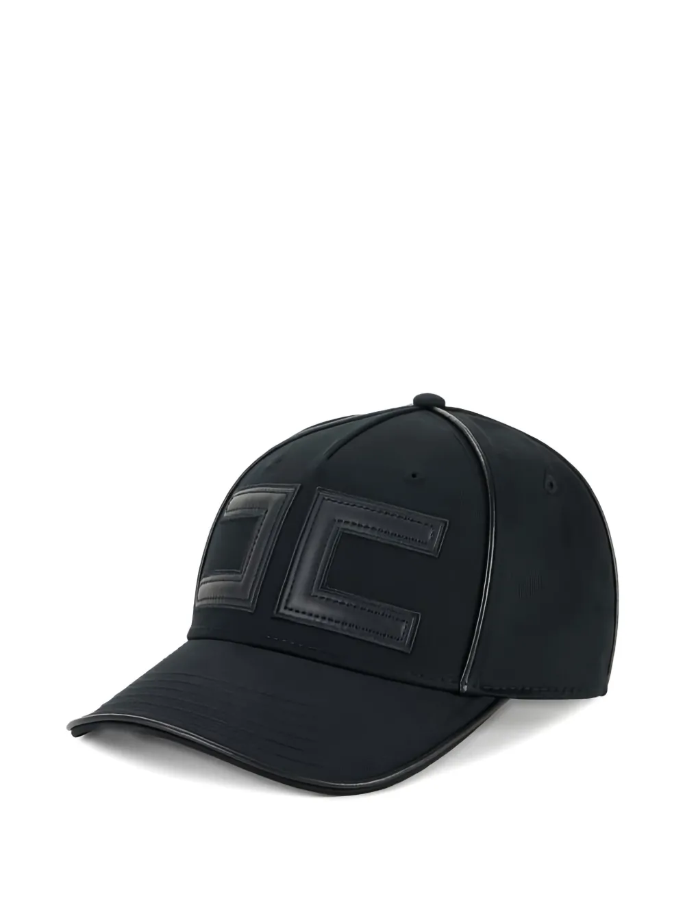Elisabetta Franchi logo-patch baseball cap | Black | Image 1