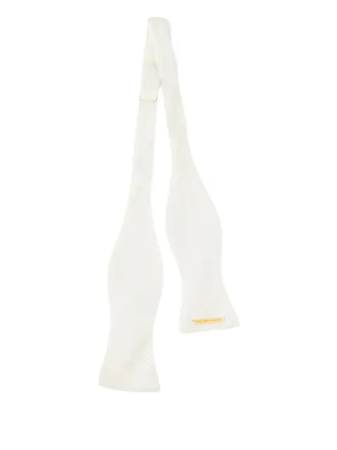 Elisabetta Franchi corbata de moño con placa del logo