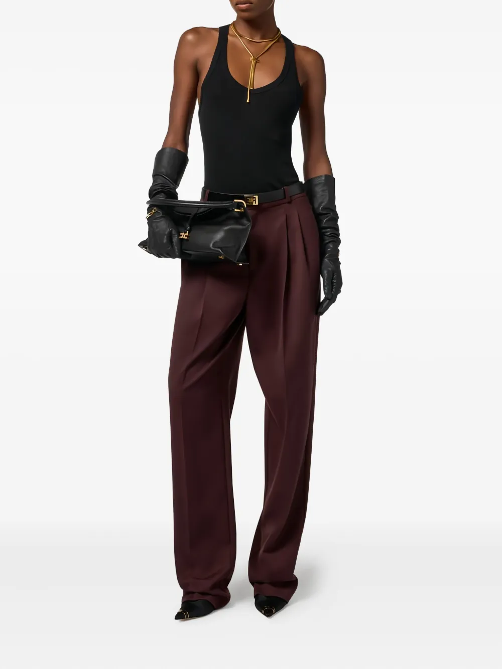 Elisabetta Franchi camiseta con cuello halter | Chalecos y camisetas | Image 2