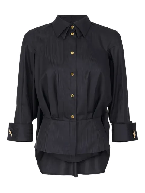 Elisabetta Franchi camisa con motivo en jacquard