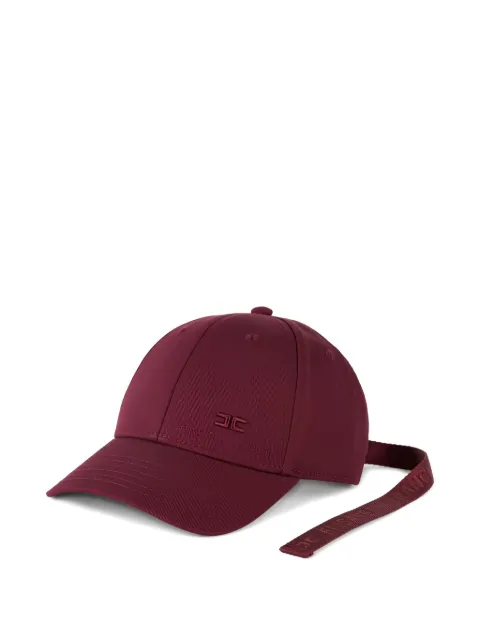 Elisabetta Franchi logo ribbon baseball cap