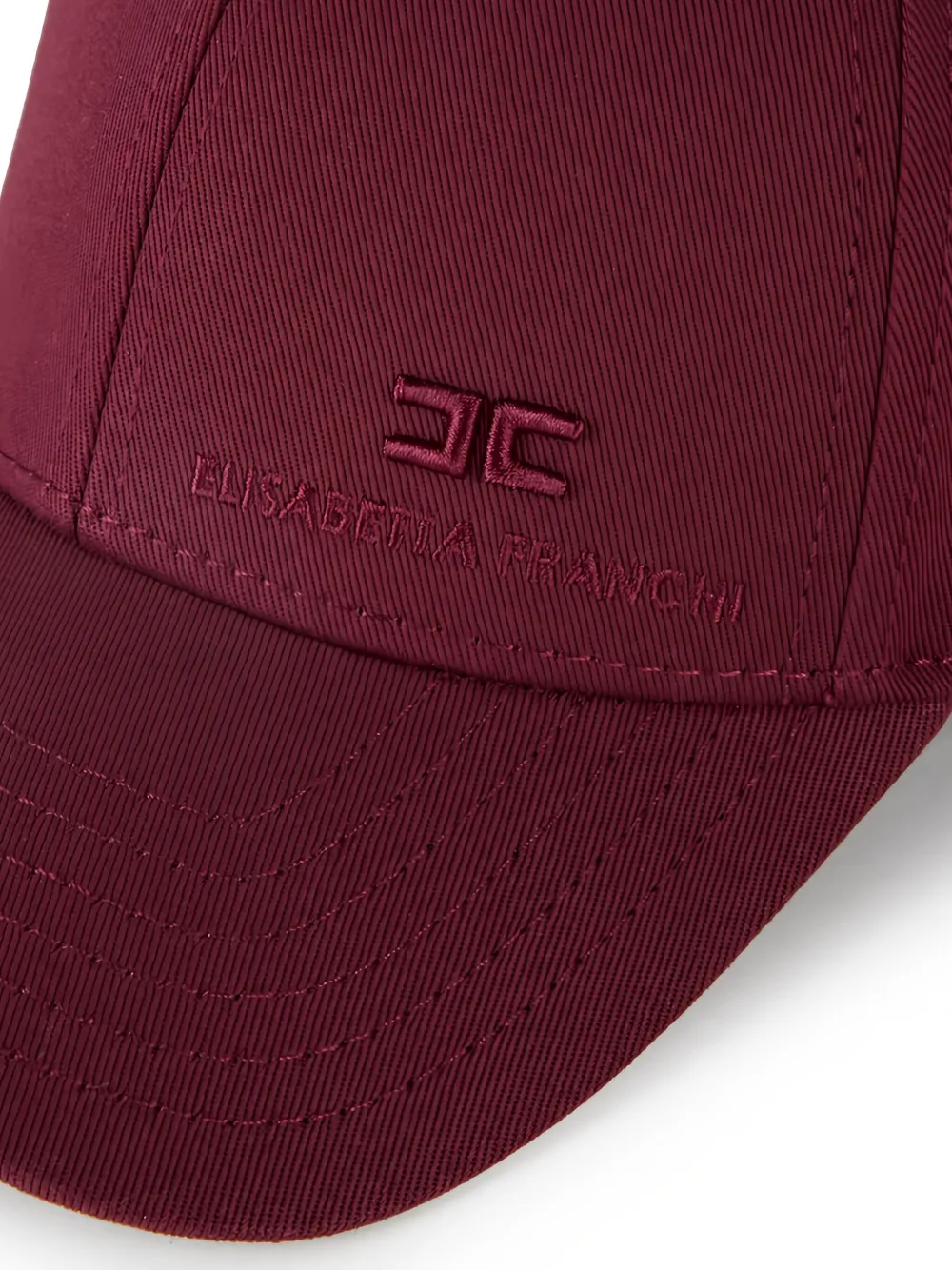 Elisabetta Franchi logo ribbon baseball cap | Image 2