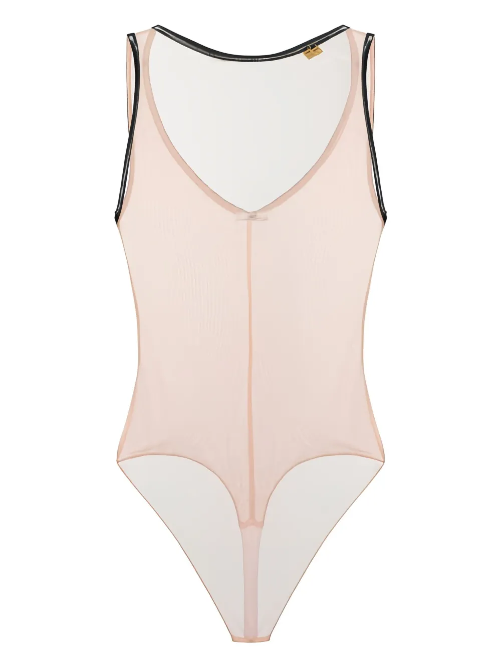 Elisabetta Franchi Body Aus Tüll In Multi