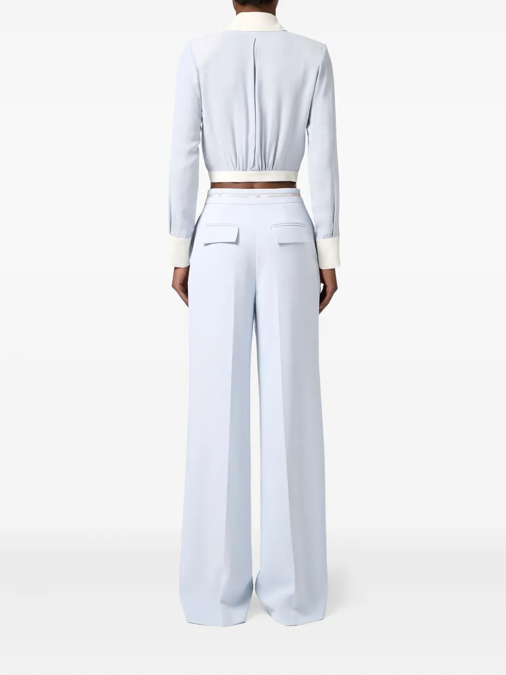 Elisabetta Franchi Two-colour Buttoned Shirt In Multi