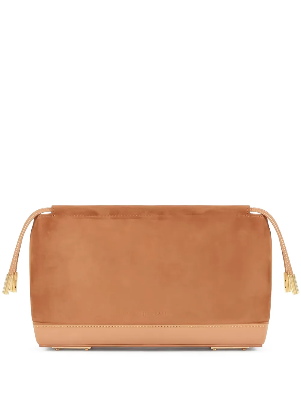 Elisabetta Franchi logo-detail pouch | Brown | Image 1