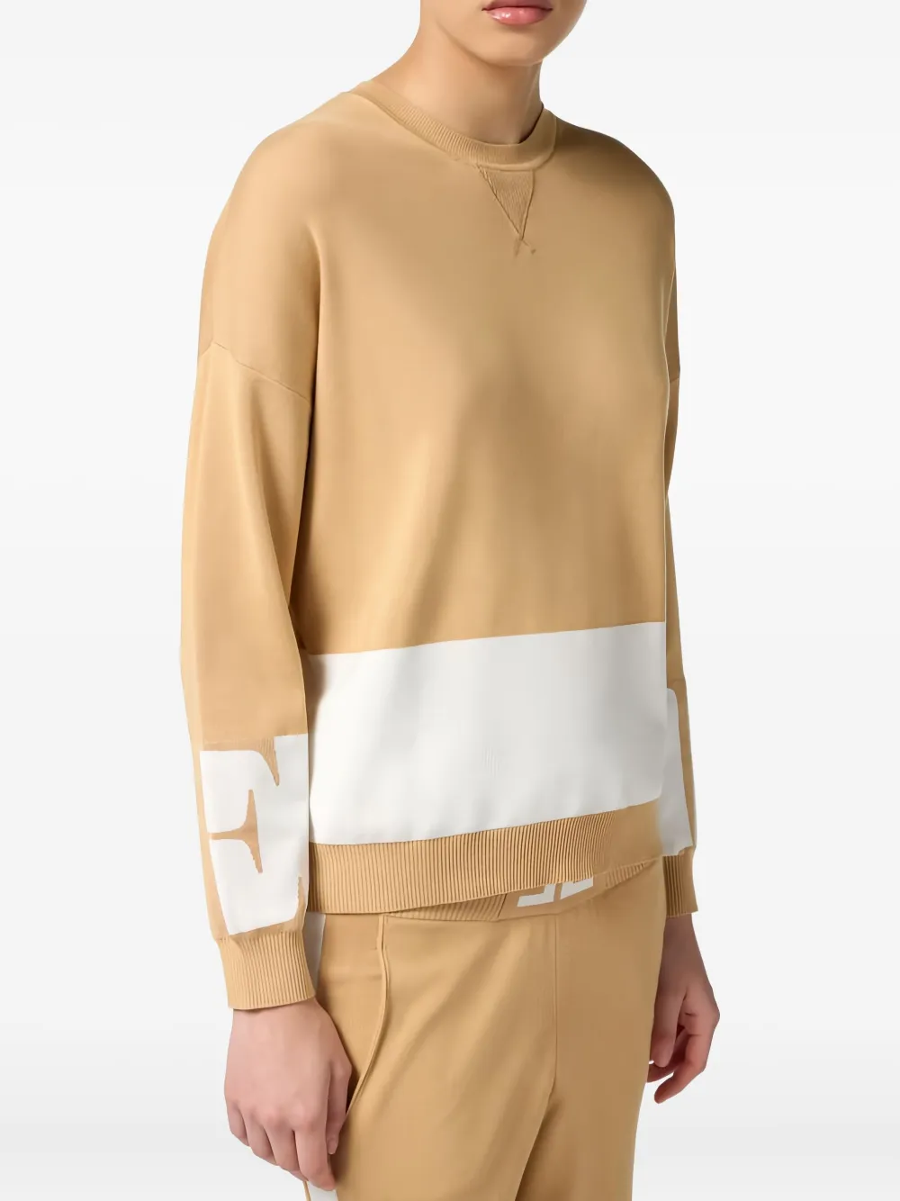 Elisabetta Franchi Patch-pocket Belt-fastening Cardigan In Neutral