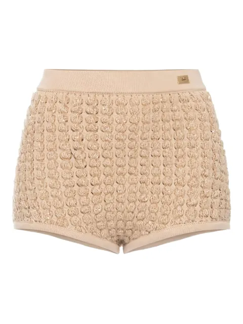 Elisabetta Franchi sequin-embellished bouclé shorts
