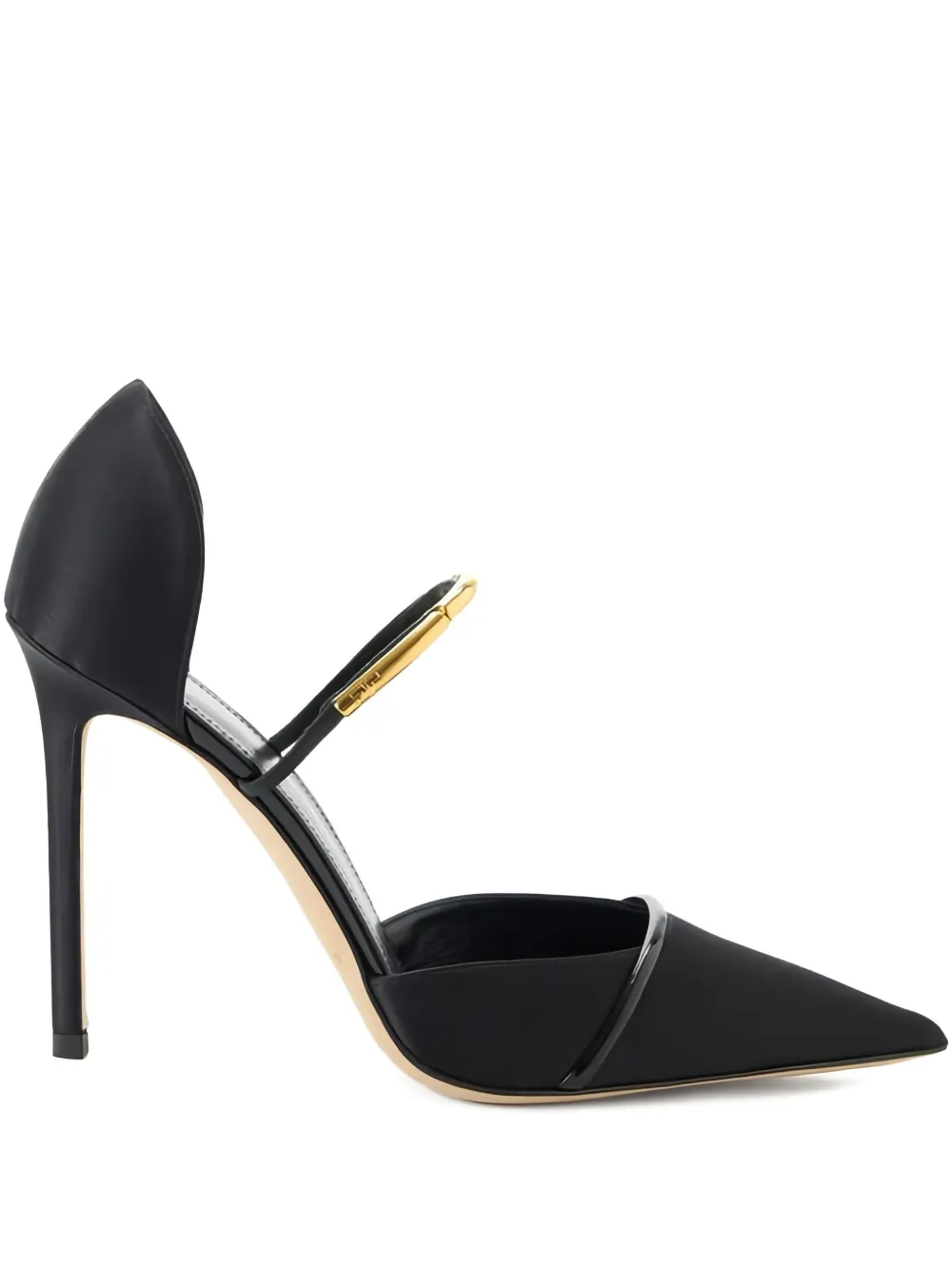 Elisabetta Franchi 105mm D'Orsay heeled pumps | Black | Image 1