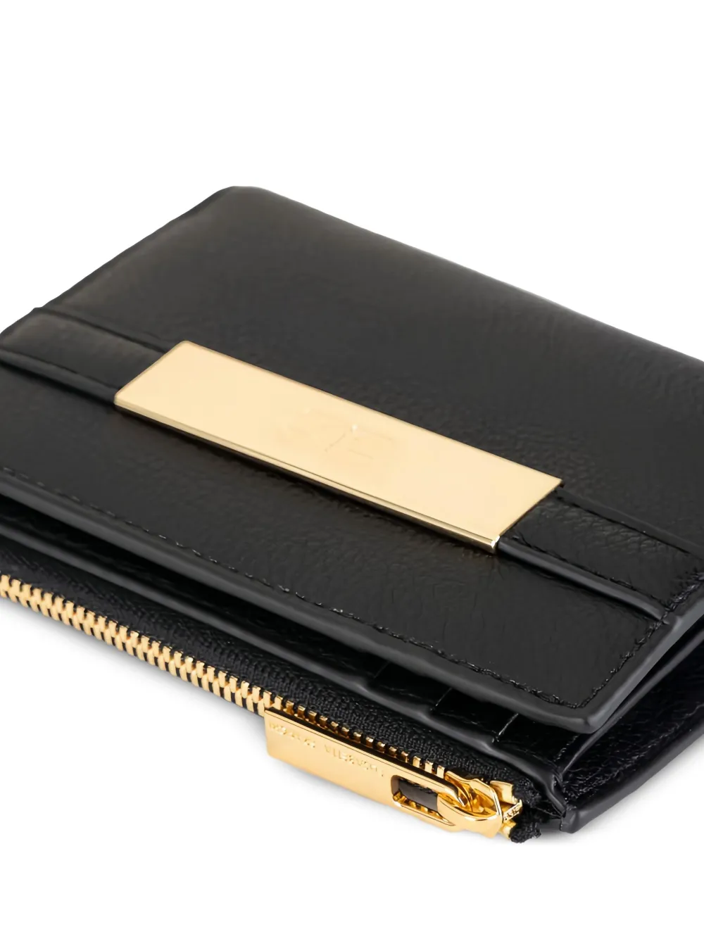 Elisabetta Franchi Portemonnee met logoplakkaat Zwart