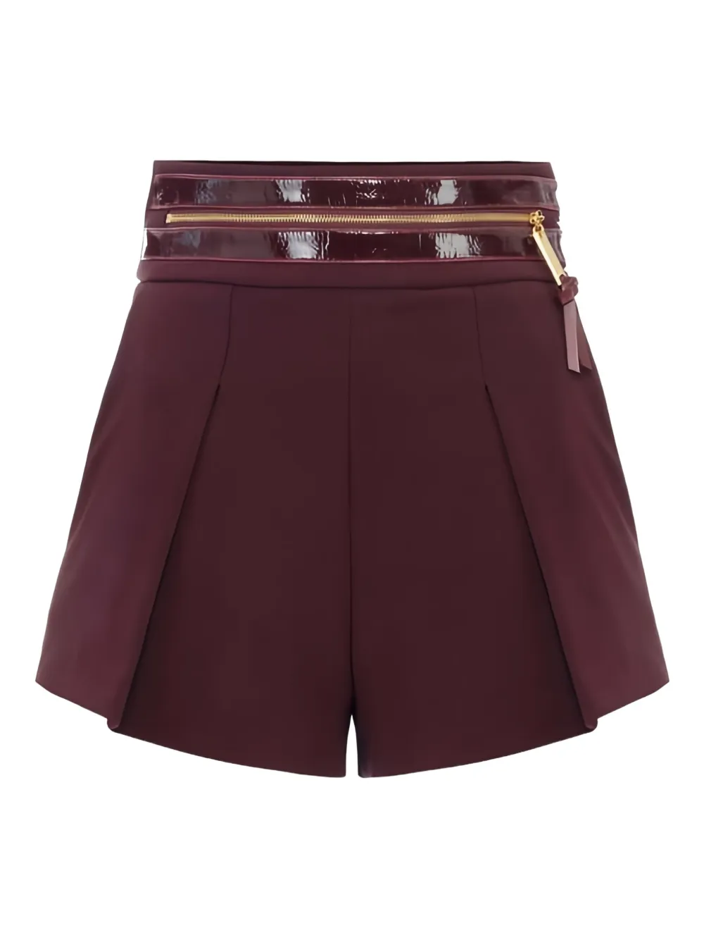Elisabetta Franchi high-waisted shorts | Brown | Image 1