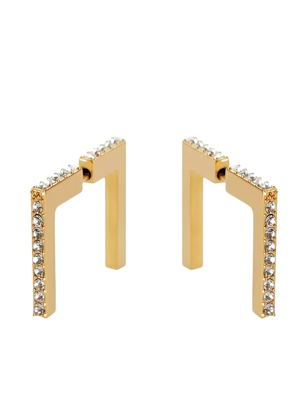 Elisabetta Franchi rhinestone-embellished earrings | Image 2
