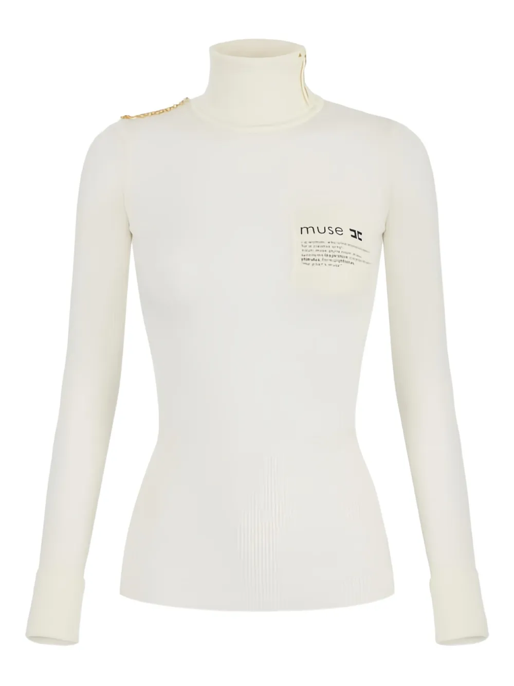 Elisabetta Franchi turtleneck sweater - Toni neutri
