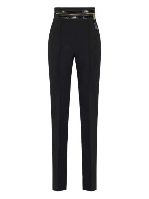 Elisabetta Franchi pantalones con tiro alto