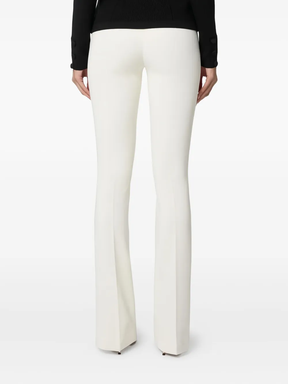 Elisabetta Franchi Flared Trousers In White