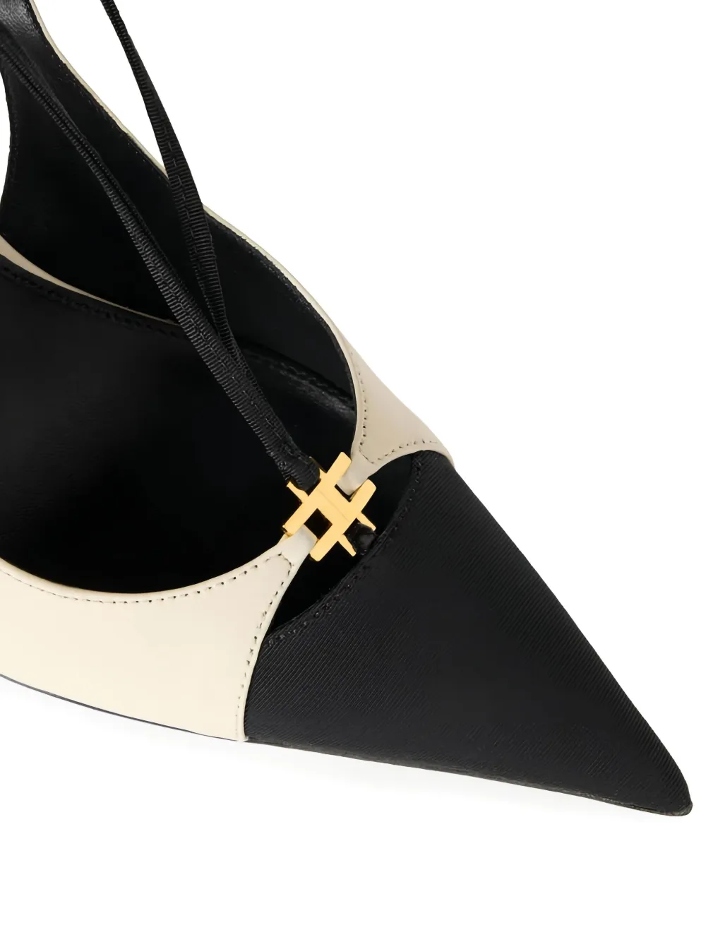 Elisabetta Franchi Tweekleurige pumps met stilettohak Wit