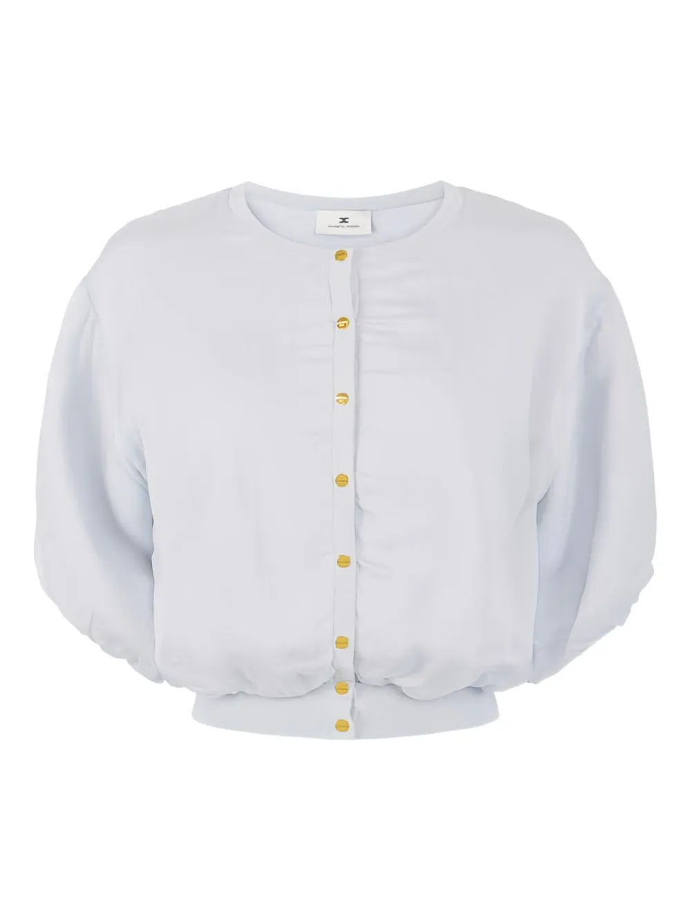 Elisabetta Franchi Button-up Cardigan In Blue