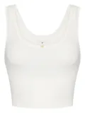 Elisabetta Franchi scoop neck tank top - Neutrals